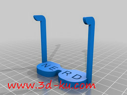 3D打印模型书呆子的眼镜的图片