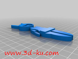 3D打印模型可爱的兔女孩的图片