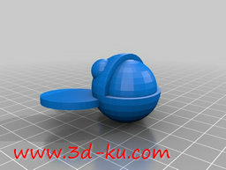 3D打印模型长着大嘴的米老鼠头的图片
