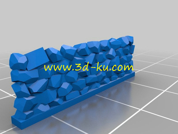 石头墙壁模型的图片1