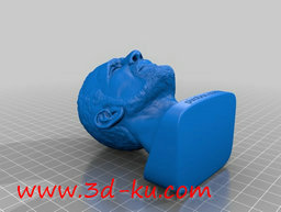 3D打印模型饱经风霜的沧桑老人的图片