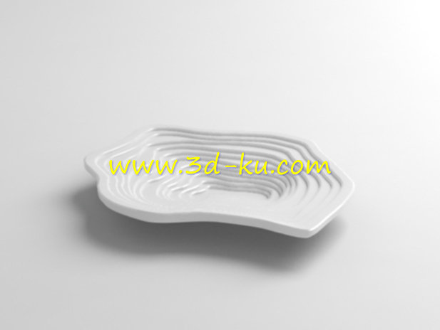层层叠加的梯田肥皂盒模型的图片1