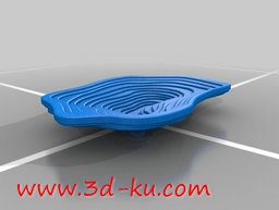 3D打印模型层层叠加的梯田肥皂盒的图片