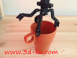 3D打印模型迷你机械手的图片