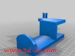 3D打印模型办公桌耳机支架的图片