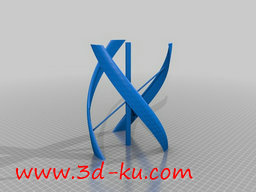 3D打印模型立轴式风车的图片