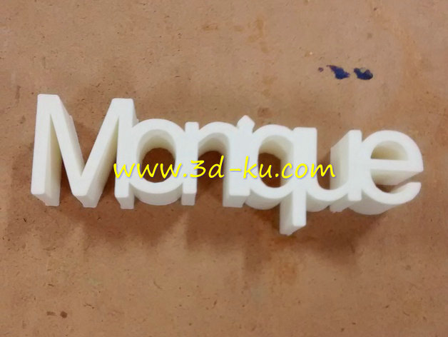 3D打印Monique模型的图片1