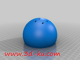 3D打印模型半圆插花球的图片