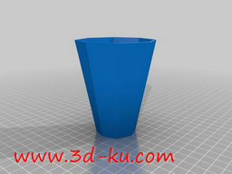 3D打印模型蓝色魔法瓶的图片