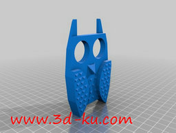 3D打印模型猫头鹰挂钩的图片