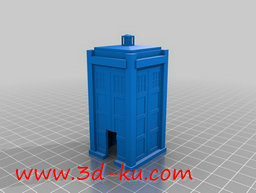 3D打印模型带发条的机器人的图片