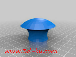 3D打印模型老式梳妆台上旋钮的图片