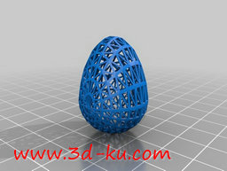 3D打印模型网状结构彩蛋的图片