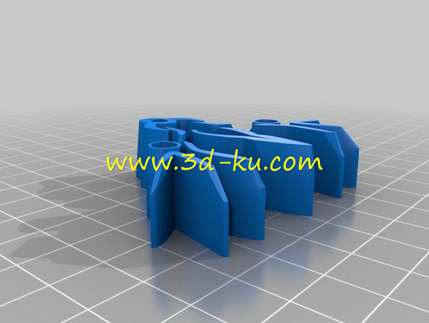 牵着两个孩子的母亲模型的图片2