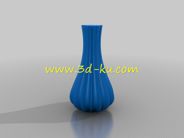 宽底西口的斯卡特花瓶模型的图片1