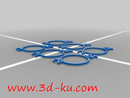 3D打印模型2014眼镜片的图片