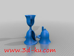 3D打印模型巴黎高脚野餐杯的图片