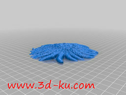 3D打印模型有许多触手的海星之王的图片