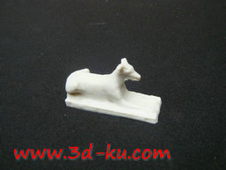 3D打印模型雕塑青铜狗的图片