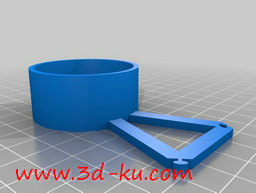 3D打印模型五角星的烛台的图片