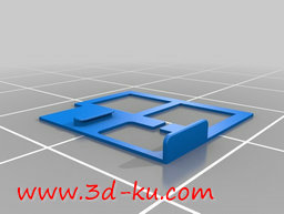 3D打印模型电动牙刷托架的图片