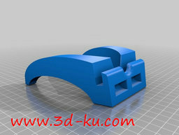 3D打印模型羊角平板的支架的图片