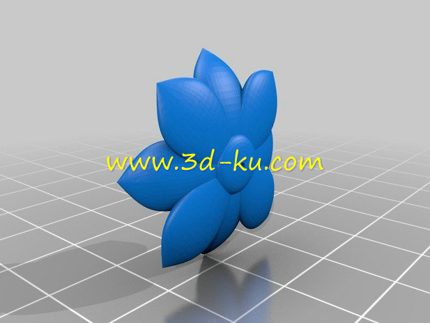 精致漂亮的莲花纽扣模型的图片2