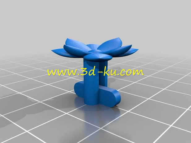 精致漂亮的莲花纽扣模型的图片4