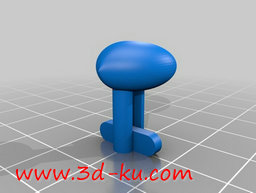 3D打印模型精致漂亮的莲花纽扣的图片