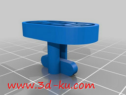 3D打印模型精致漂亮的莲花纽扣的图片