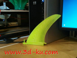 3D打印模型黄色的冲浪鳍的图片