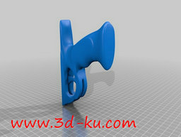 3D打印模型费特手枪手柄的图片