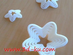 3D打印模型五角星托盘的图片