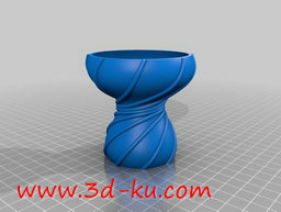 3D打印模型钵盂造型的酒杯的图片