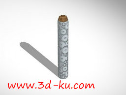 3D打印模型齿轮轴样式的钢笔的图片