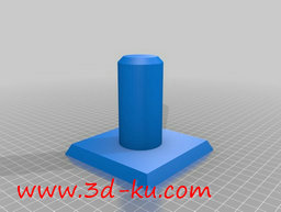 3D打印模型纸巾卷轴架的图片