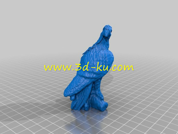 回头的老鹰模型的图片2