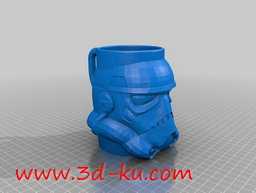 3D打印模型外星战士杯子的图片