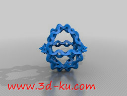 3D打印模型洛里波浪球的图片
