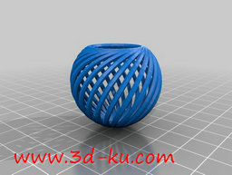 3D打印模型球形的篮子的图片