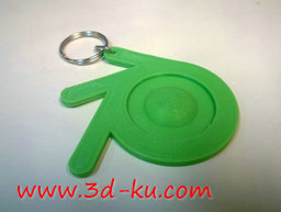 3D打印模型搅拌机钥匙扣的图片