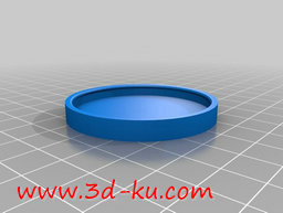 3D打印模型狗粮罐头盖的图片