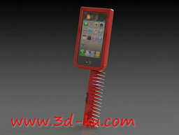 3D打印模型锯齿手机壳的图片