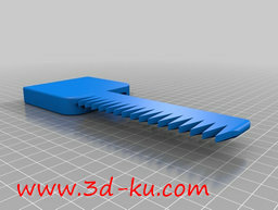 3D打印模型锯齿手机壳的图片
