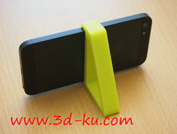 3D打印模型直角三角形手机座的图片