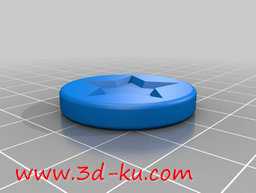 3D打印模型五角星硬币的图片