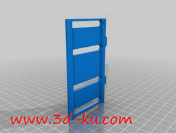 3D打印模型手动洗牌的机器的图片