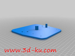 3D打印模型手动洗牌的机器的图片