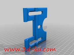 3D打印模型手动洗牌的机器的图片