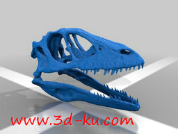 3D打印模型恐龙头骨的图片